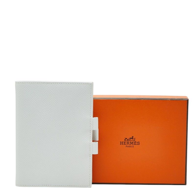 Hermes Ajanda GM Notebook Cover White Veau Epsom Agenda