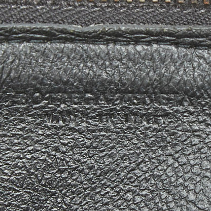 Bottega Veneta Intrecciato L-shaped Zipper Coin Purse Brown Leather