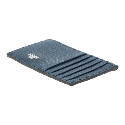 Fendi Selleria Fragment Case Card Navy Red Leather