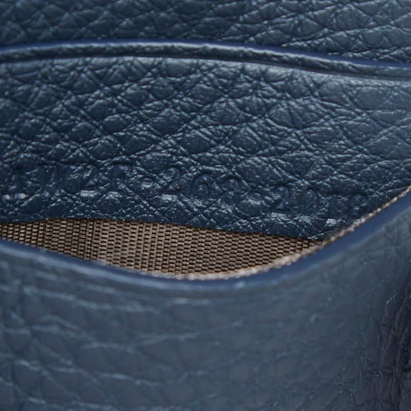 Fendi Selleria Fragment Case Card Navy Red Leather
