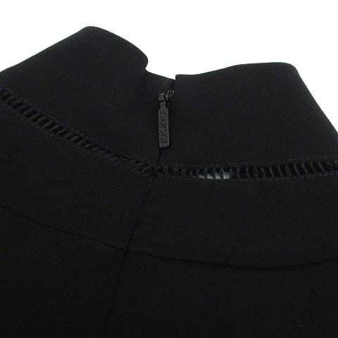 Gucci High Neck Stretch Dress Sleeveless Black 40