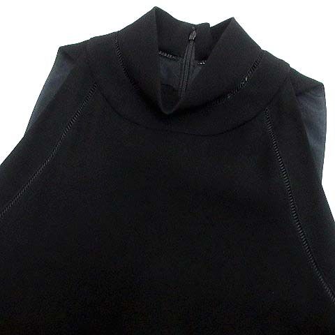 Gucci High Neck Stretch Dress Sleeveless Black 40