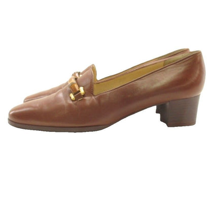 Gucci Bamboo Loafers Leather Brown