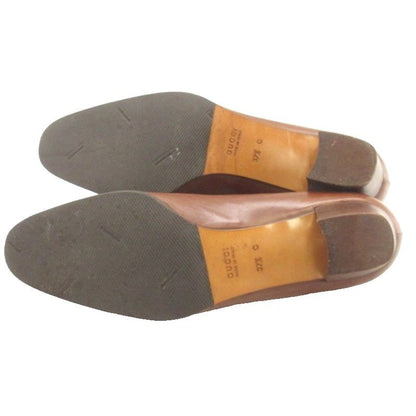 Gucci Bamboo Loafers Leather Brown