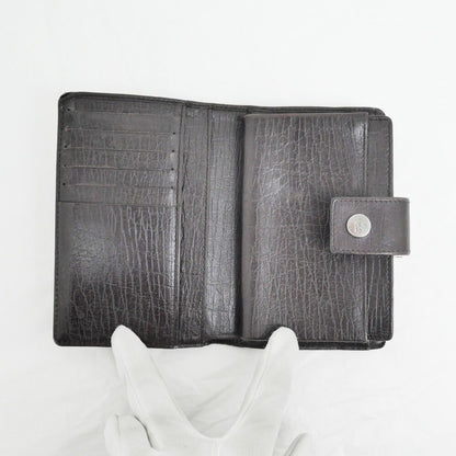 Gucci Clasp Fold Wallet GG Supreme Brown Bifold