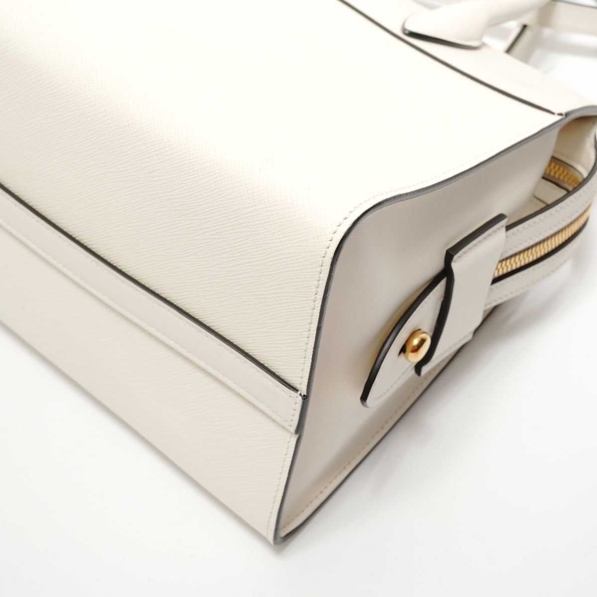 Prada Handbag Biblioteque Saffiano Leather 2-Way