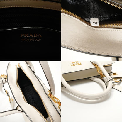 Prada Handbag Biblioteque Saffiano Leather 2-Way