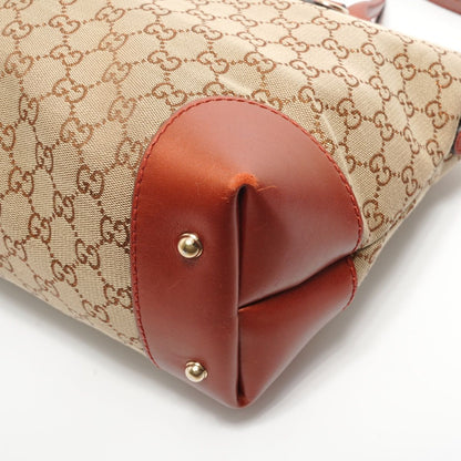 Gucci Tote GG Canvas Lame Charm