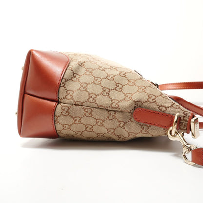Gucci Tote GG Canvas Lame Charm