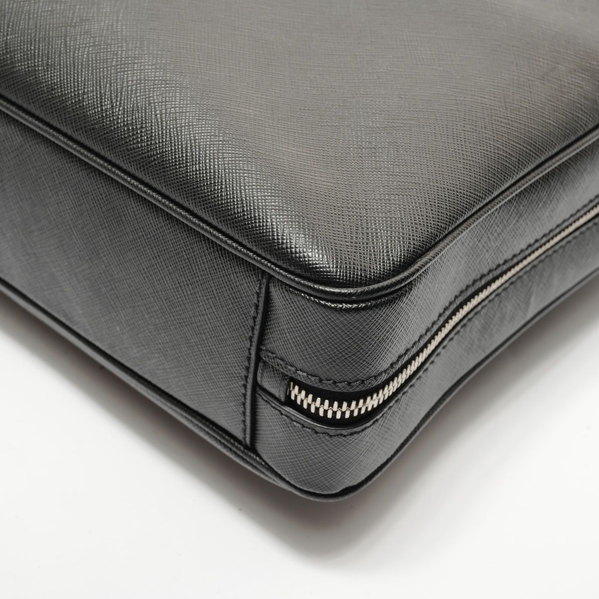 Prada Handbag Sapphia Leather Briefcase