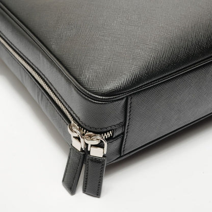 Prada Handbag Sapphia Leather Briefcase