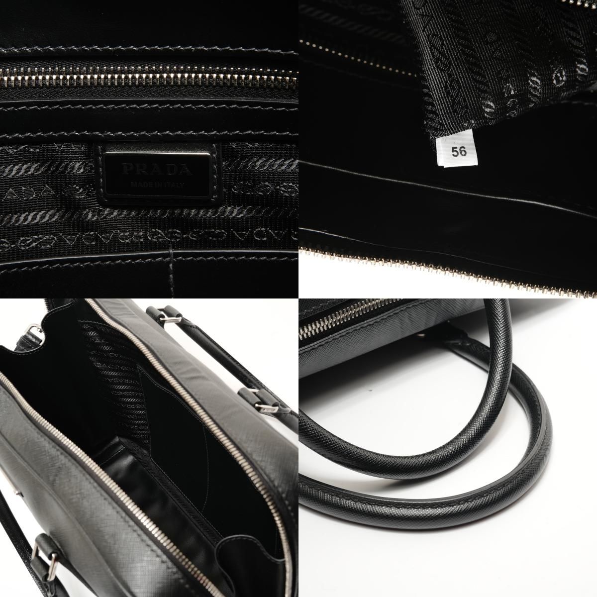 Prada Handbag Sapphia Leather Briefcase