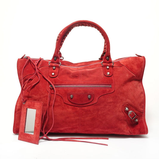 Balenciaga Handbag Suede the Work