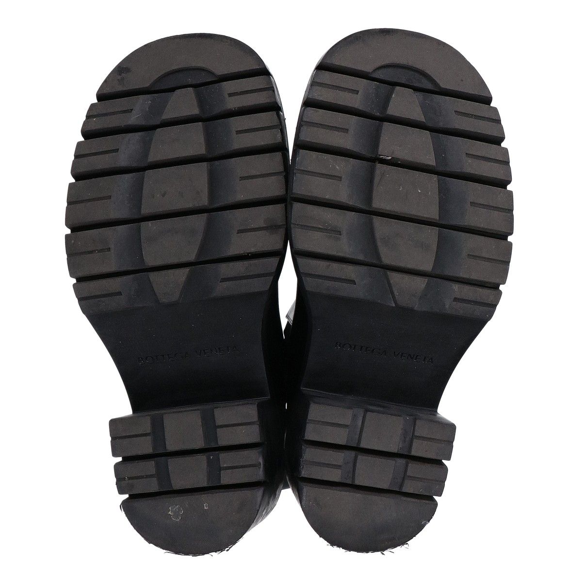 Bottega Veneta Black Lug Chelsea Boots