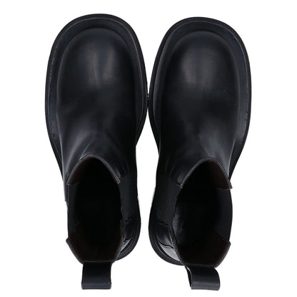 Bottega Veneta Black Lug Chelsea Boots