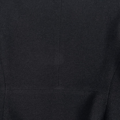 Balenciaga Collarless Jacket Black