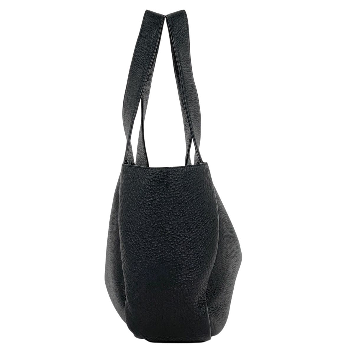 Saint Laurent le Cassette Bear Tote Leather Black