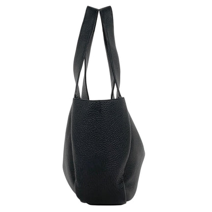 Saint Laurent le Cassette Bear Tote Leather Black
