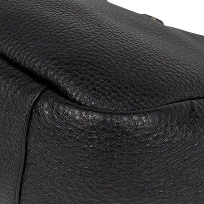 Saint Laurent le Cassette Bear Tote Leather Black