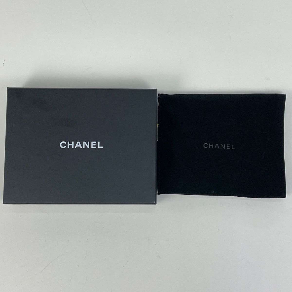 Chanel CC Logo Trifold Wallet Compact Quilted Enamel Leather Pink