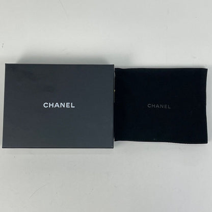 Chanel CC Logo Trifold Wallet Compact Quilted Enamel Leather Pink