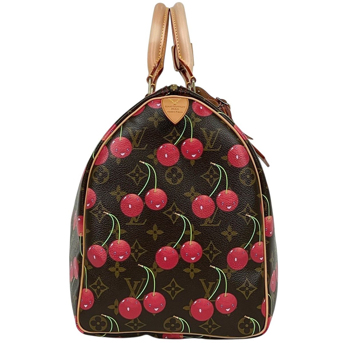 Louis Vuitton Keepall 45 Takashi Murakami Boston Bag Monogram Cherry