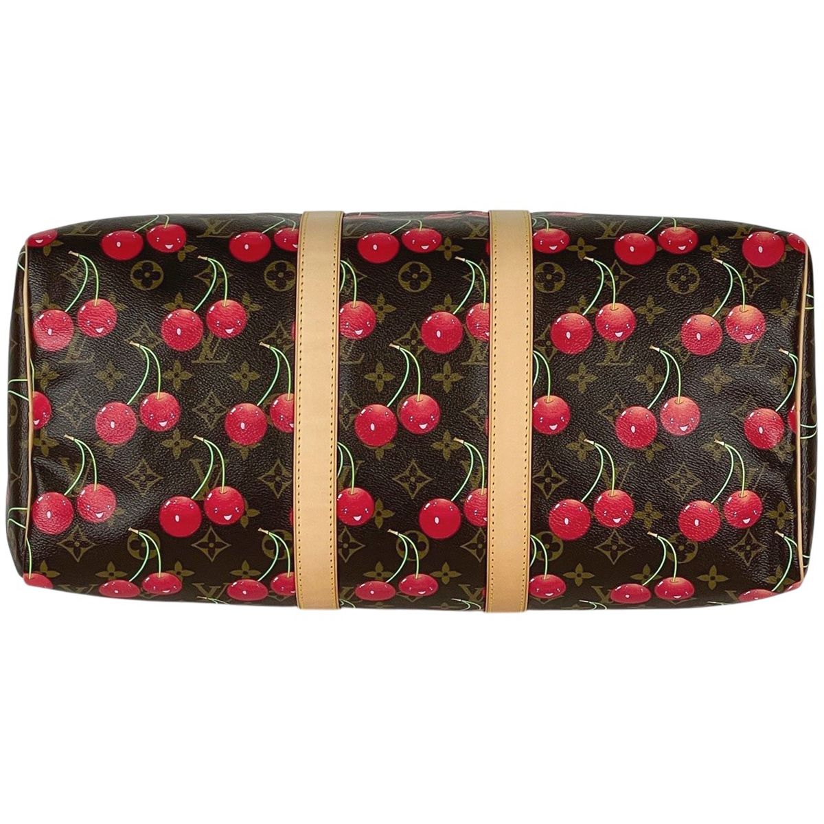 Louis Vuitton Keepall 45 Takashi Murakami Boston Bag Monogram Cherry