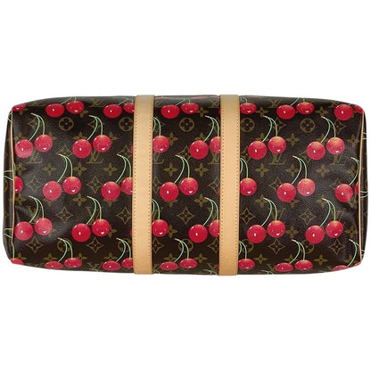Louis Vuitton Keepall 45 Takashi Murakami Boston Bag Monogram Cherry