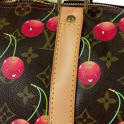 Louis Vuitton Keepall 45 Takashi Murakami Boston Bag Monogram Cherry