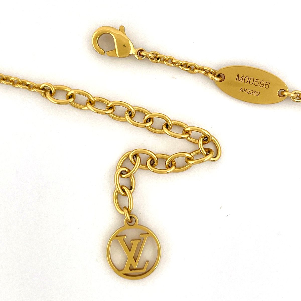 Louis Vuitton Necklace LV Iconic Line Stone Gold