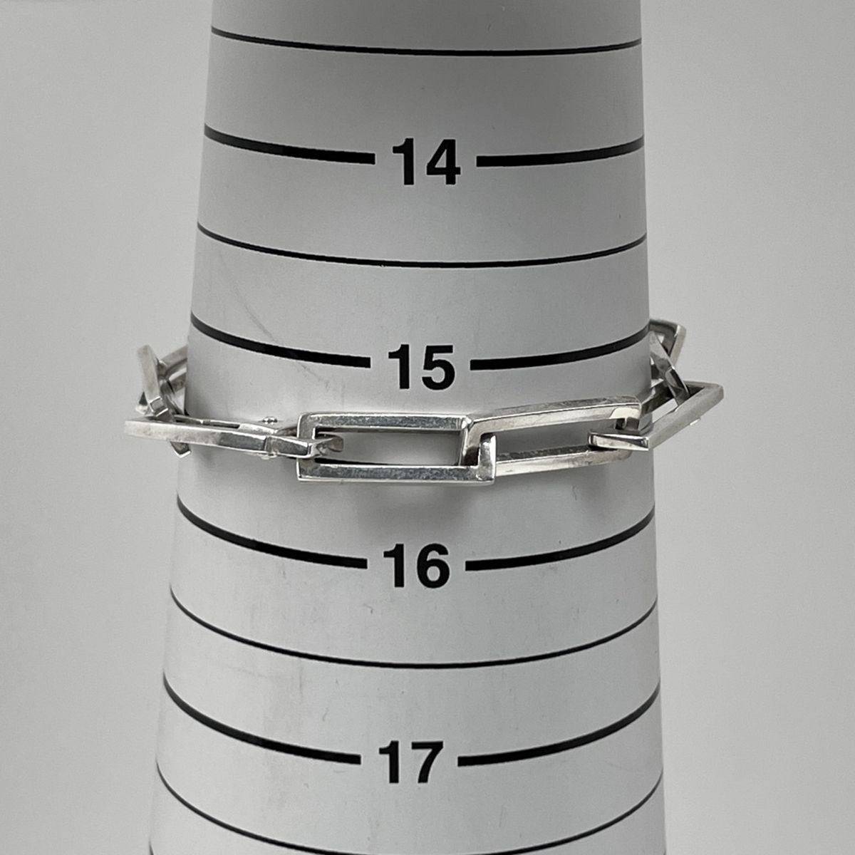 Gucci Swear Link Chain Bracelet 925 Sterling Silver
