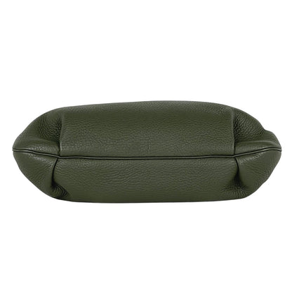 Hermes Rodeo de Logo Shoulder Bag Taurillon Clemence Moss Green