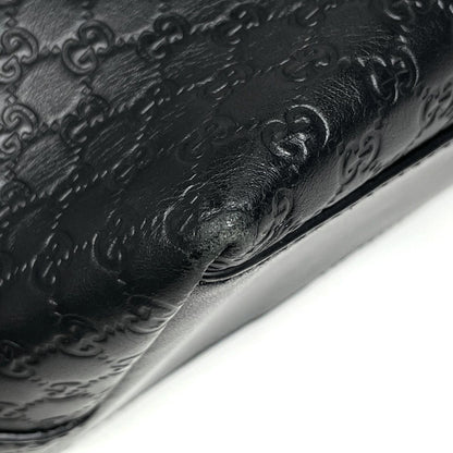Gucci Micro Guccissima Handbag Leather Black