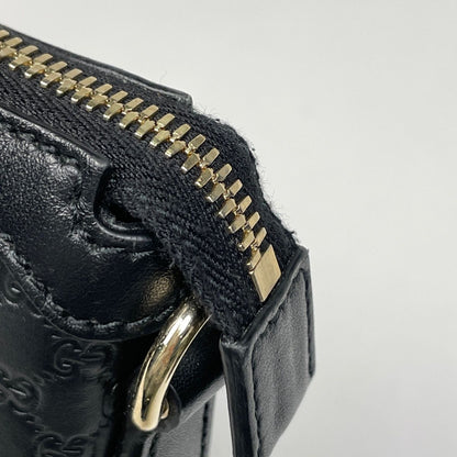 Gucci Micro Guccissima Handbag Leather Black