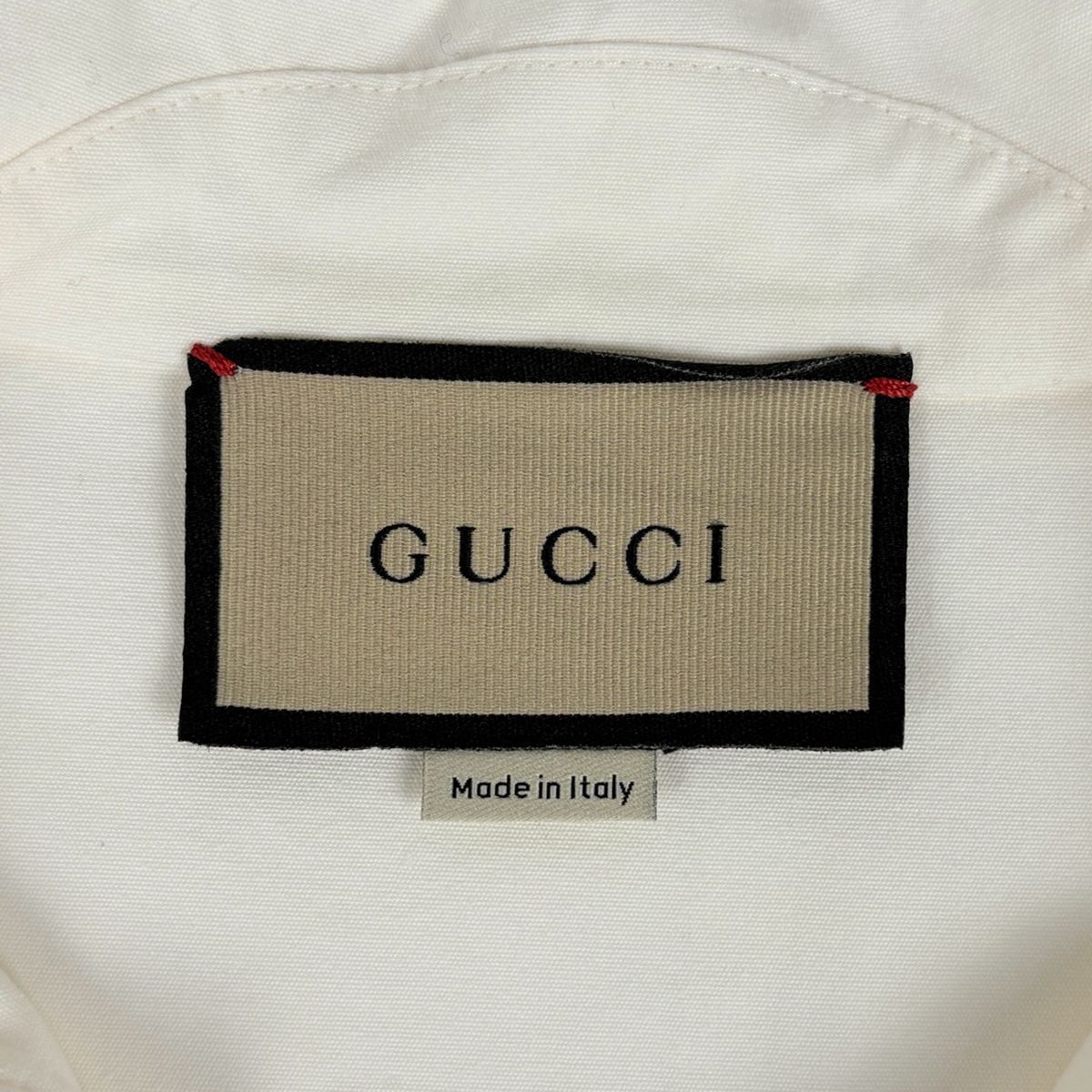 Gucci Logo Dress Web Skirt Cotton Ivory
