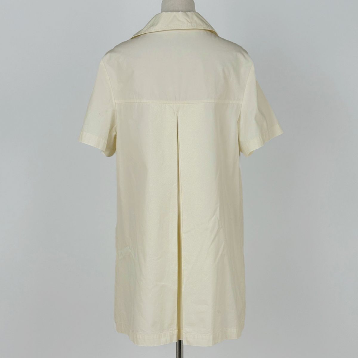 Gucci Logo Dress Web Skirt Cotton Ivory