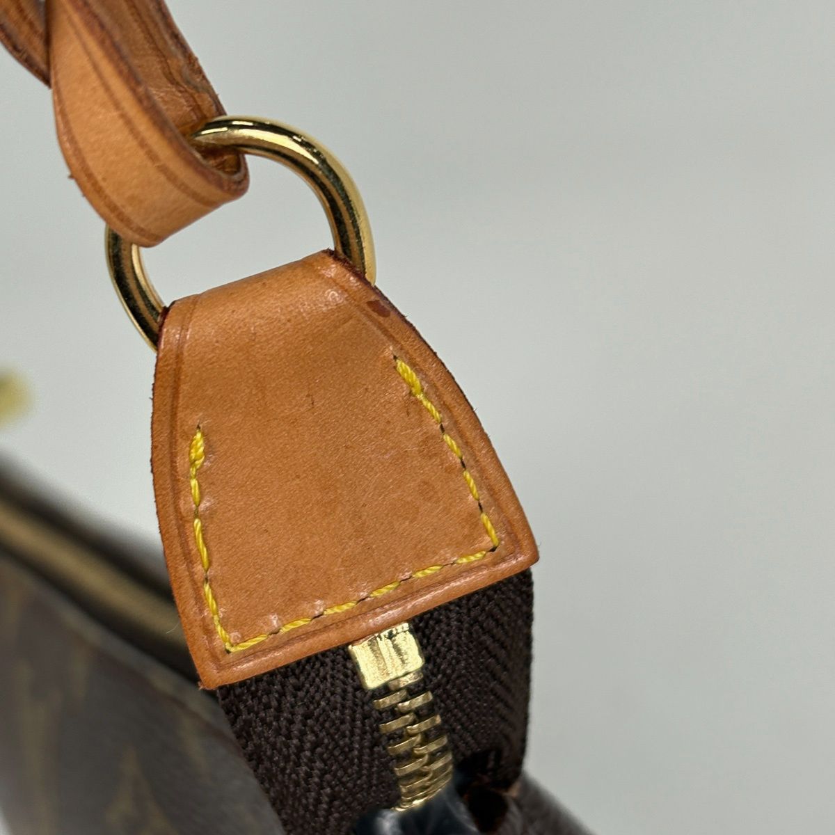 Louis Vuitton Pochette Accessoire Makeup Cosmetics Monogram Brown