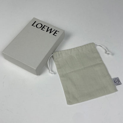 Loewe Duet Compact Wallet Bifold Smooth Leather Mocha