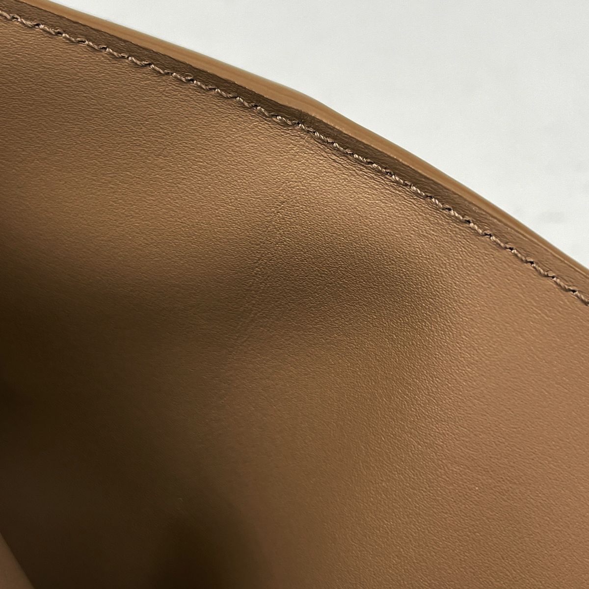 Loewe Vertical Wallet Small Trifold Smooth Leather Mocha
