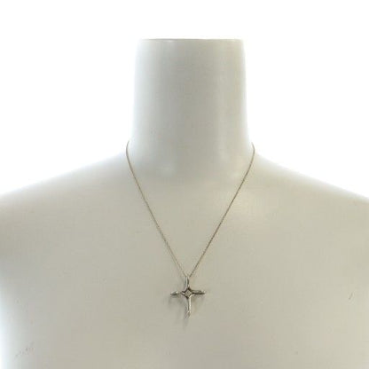 Tiffany & Co Infinity Cross Necklace Pendant Logo Silver