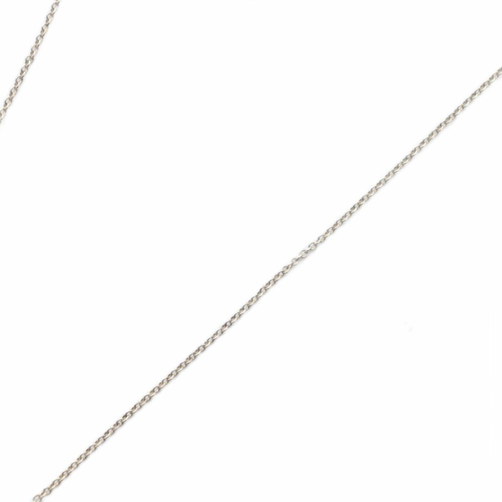 Tiffany & Co Infinity Cross Necklace Pendant Logo Silver