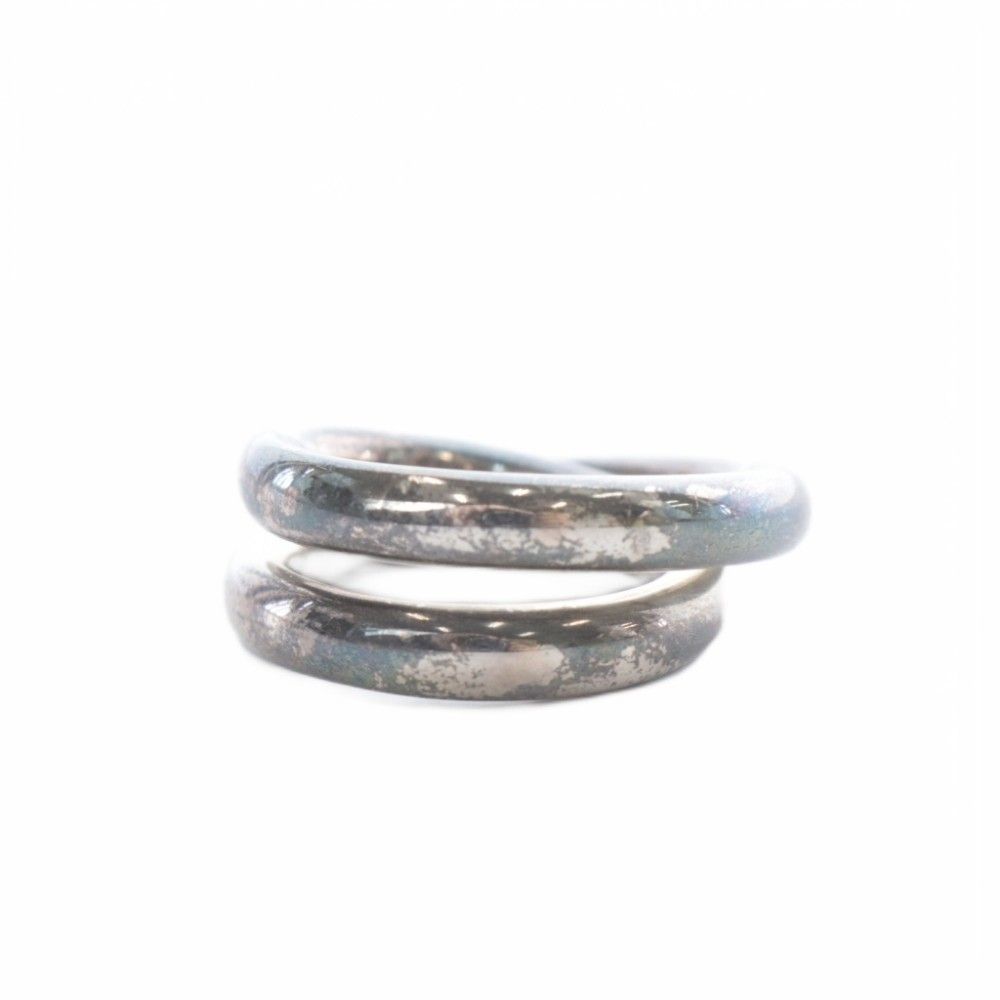 Hermes Vertiges Ring 925 Sterling Silver SR