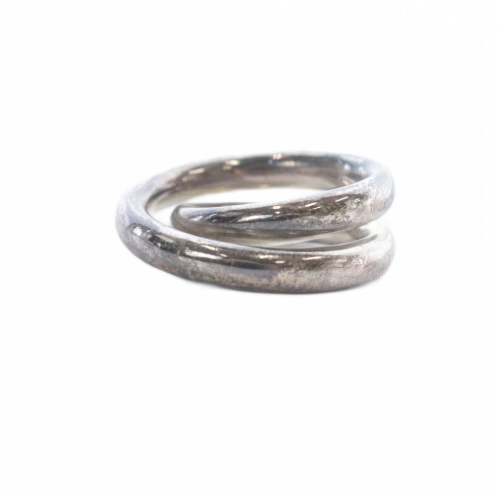 Hermes Vertiges Ring 925 Sterling Silver SR