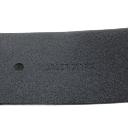Balenciaga Belt Eyelet Chain Leather Black