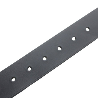 Balenciaga Belt Eyelet Chain Leather Black