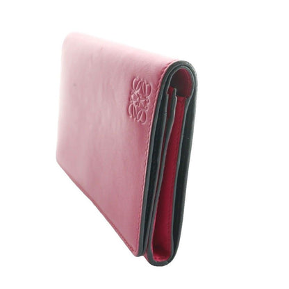 Loewe Anag Lambskin Bifold Wallet Pink SS