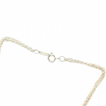 Tiffany & Co Infinity Double Chain Necklace Pendant Silver