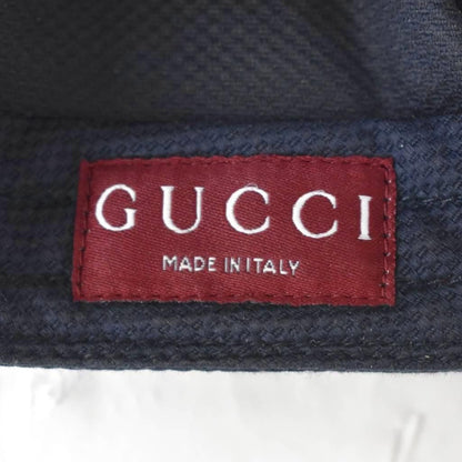 Gucci Hat Baseball Cap Logo Embroidery XL Navy