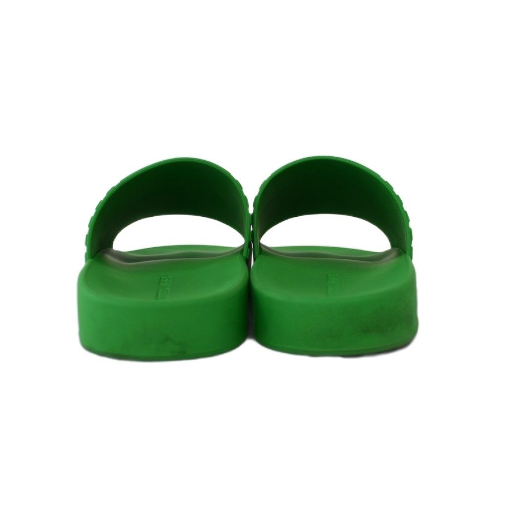 Bottega Veneta Sandals Slider Slide Rubber Green