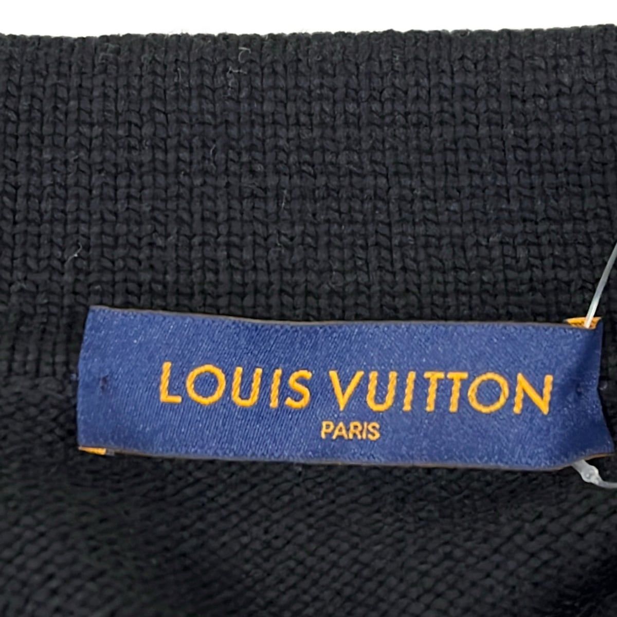 Louis Vuitton Cardigan S Nba Giant Monogram Logo Zno Black Nba